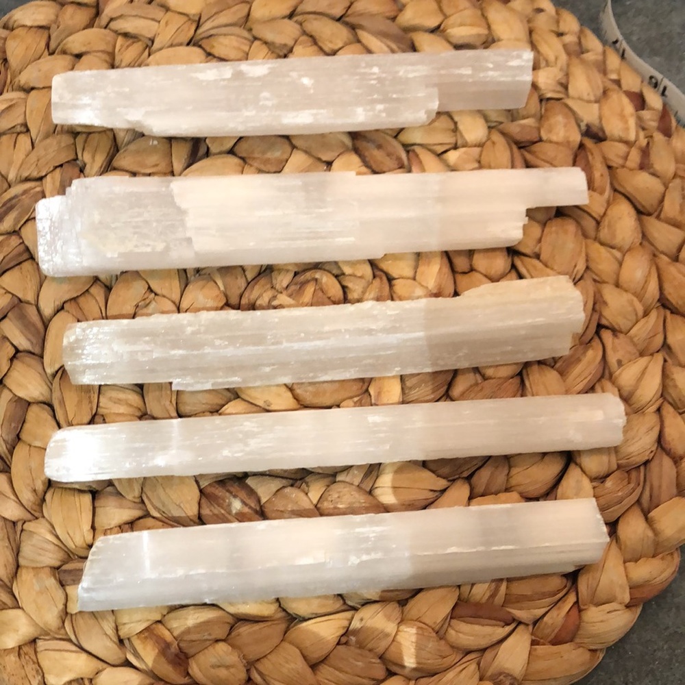 Selenite sticks bundle 5 pieces